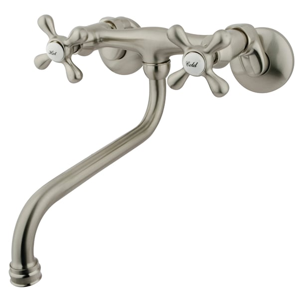 KS215SN Adjustable Center Wall Mount Bathroom Faucet